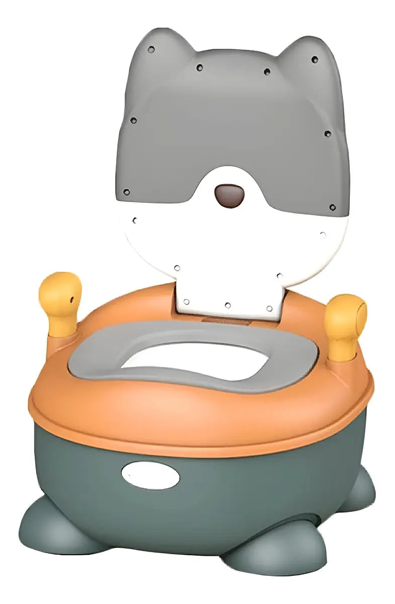 Asiento De Entrenamiento Para Niñas Y Niños Pelela Infantil Color Gatito Amarillo Lisa