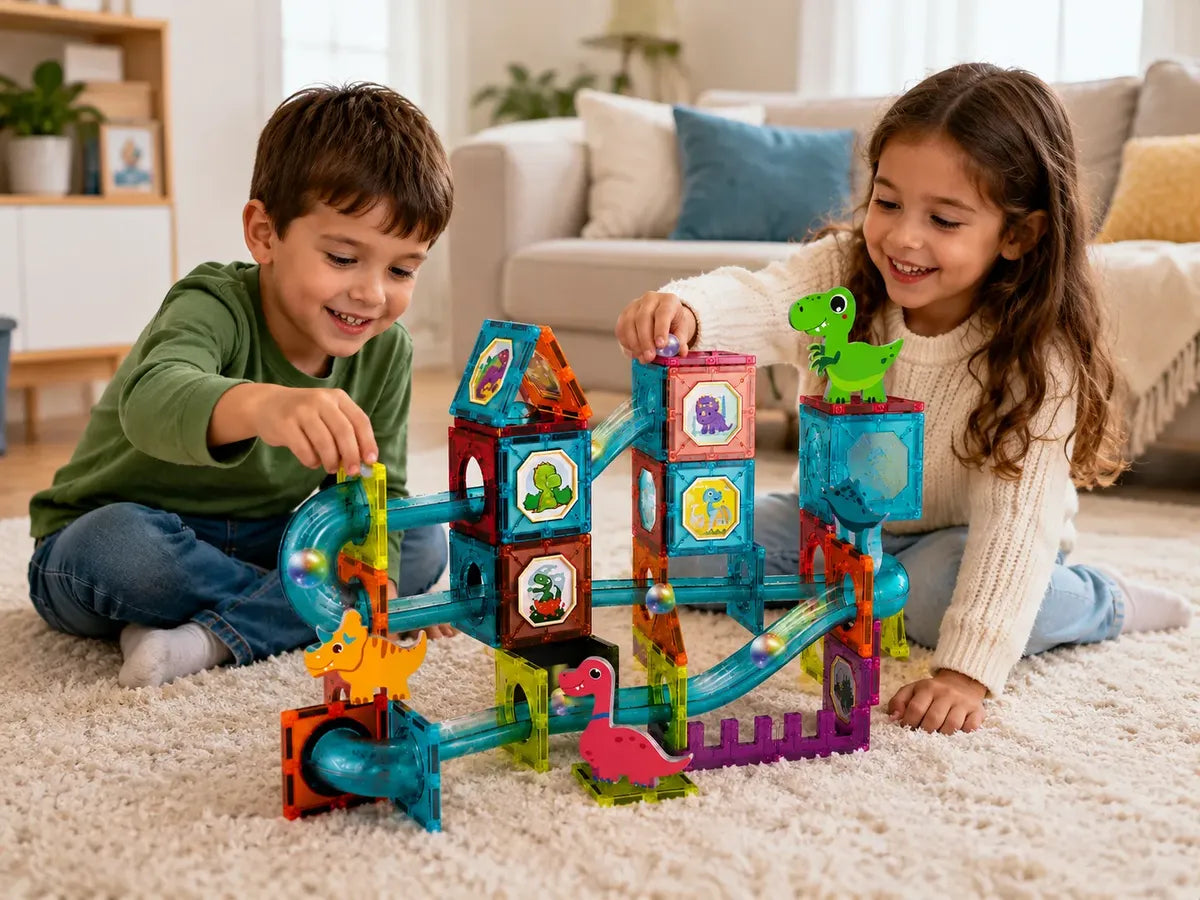 Juegos Didacticos Niños Construcción Con Luz 86 Piezas Stem