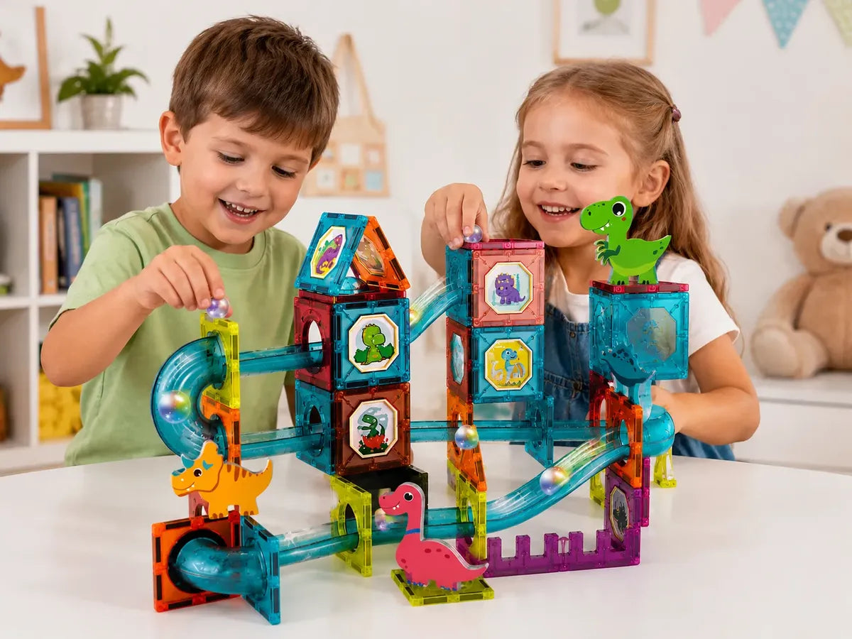 Juegos Didacticos Niños Construcción Con Luz 86 Piezas Stem