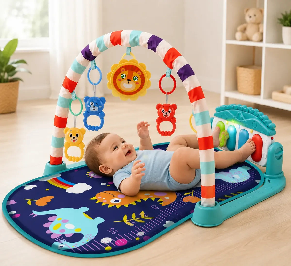 Gimnasio Con Piano Musical Para Bebé Juguete Niños