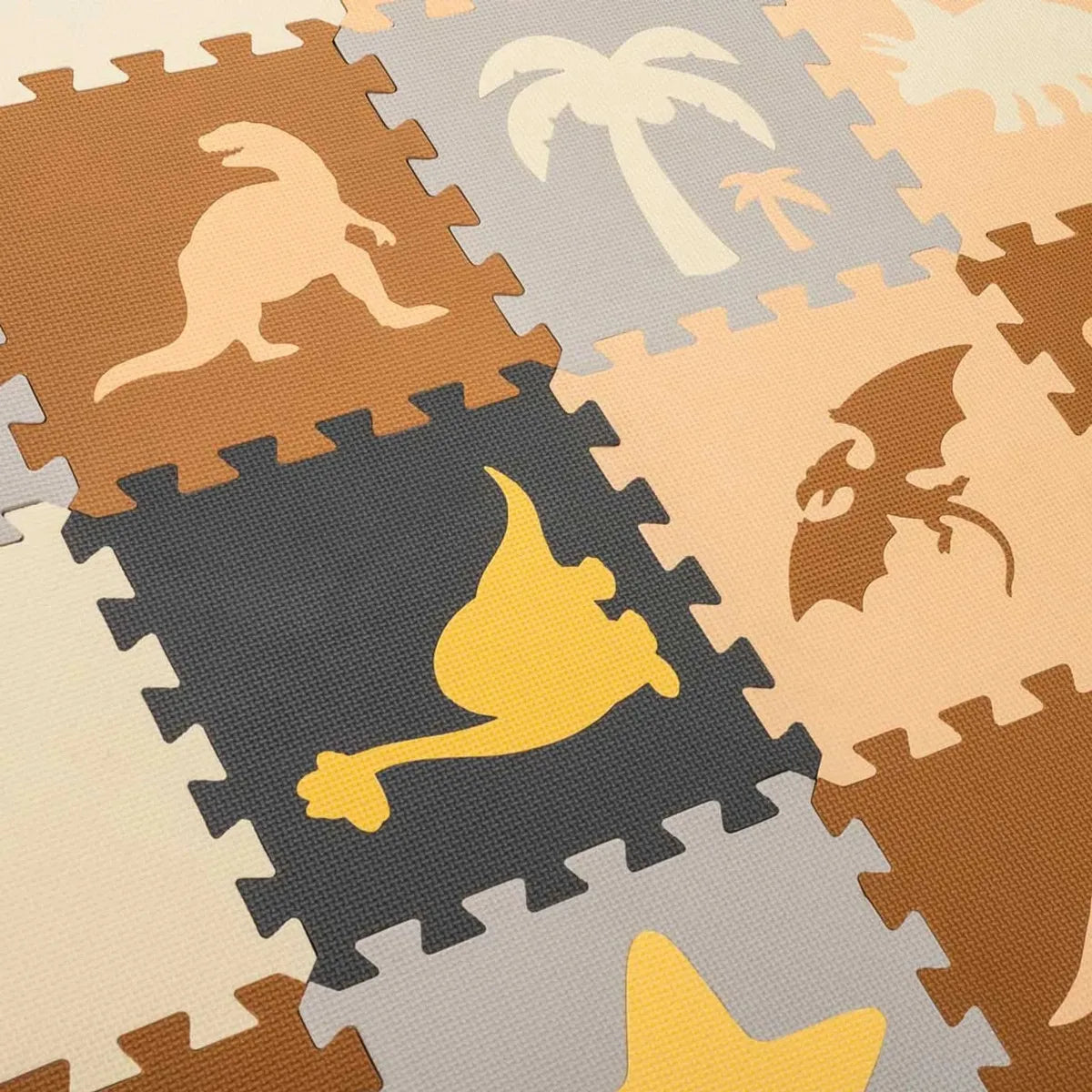 Piso Goma Eva 36 Alfombras Antigolpes Bebes Puzle Dinosaurio Dinosaurios