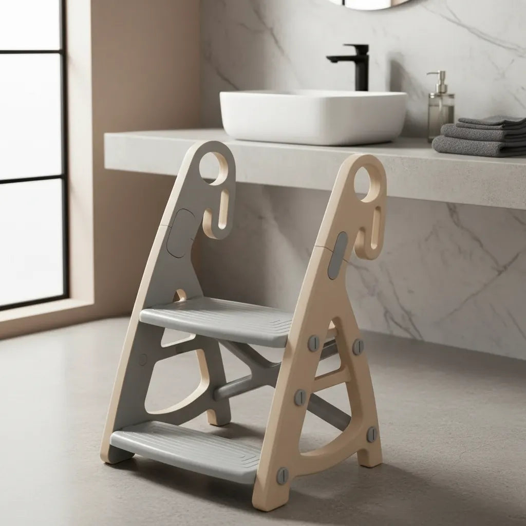 Taburete Para Niños Escalera 2 Escalones Para Baño, Cocina