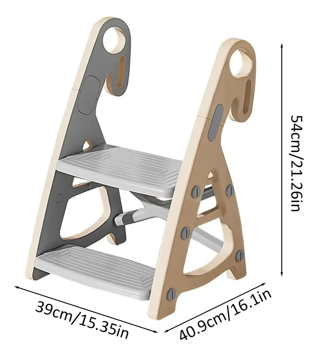 Taburete Para Niños Escalera 2 Escalones Para Baño, Cocina