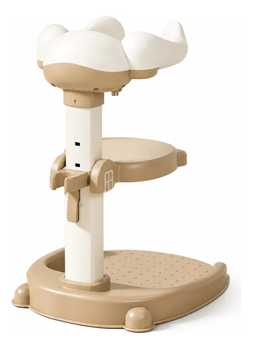 Soporte De Baño Para Bebé Con Apoyo Y Altura Ajustable Biege - Beige