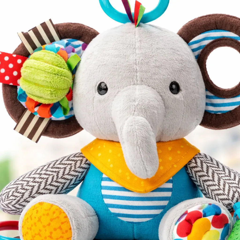 Peluche Sensorial Colgante Para Guagua Con Mordedor Niños