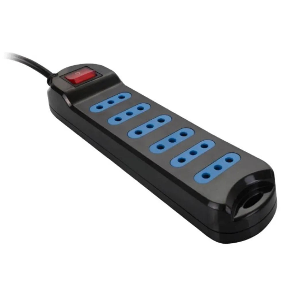 Alargador Zapatilla con Switch Philco de 3 Metros y 6P XT-30 19PLC3063N Color Negro