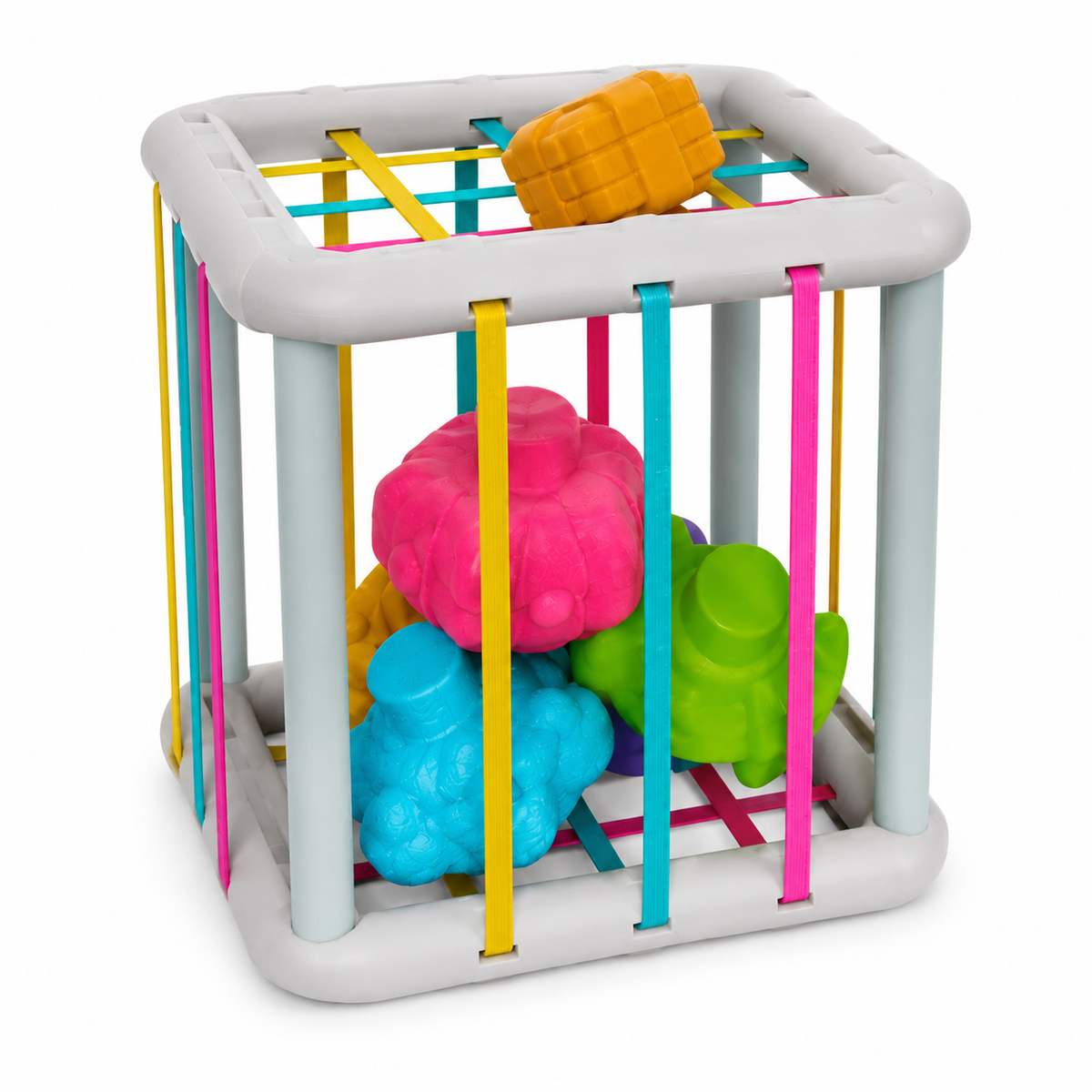 Juego Didáctico Cubo Sensorial Bebe Estimulación Temprana - CUBO