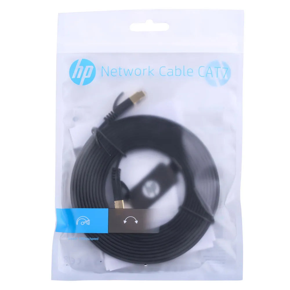 Cable de Red UTP Cat-7 de 3 Metros RJ45 HP DHC-CAT7-FLAT-3M