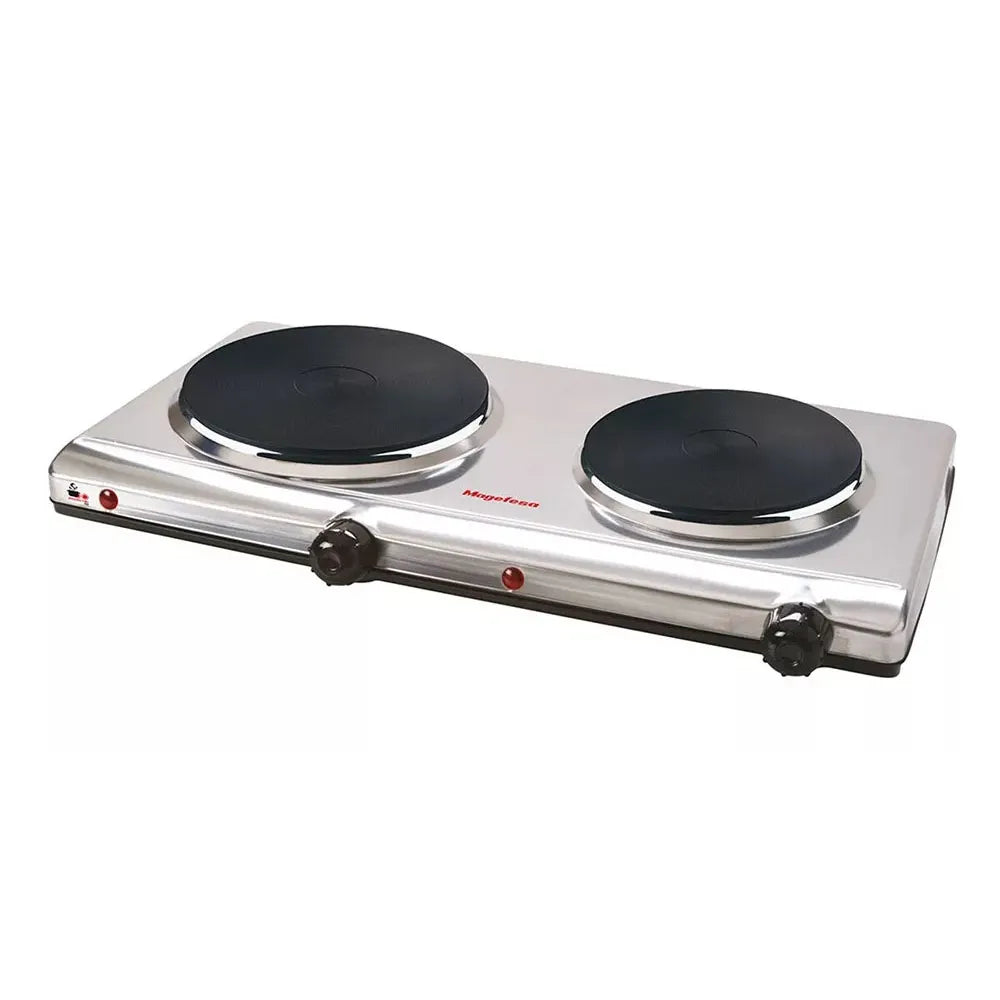 Cocina Eléctrica Portátil 2000W Magefesa Dinamic Inox Duo MGF8022