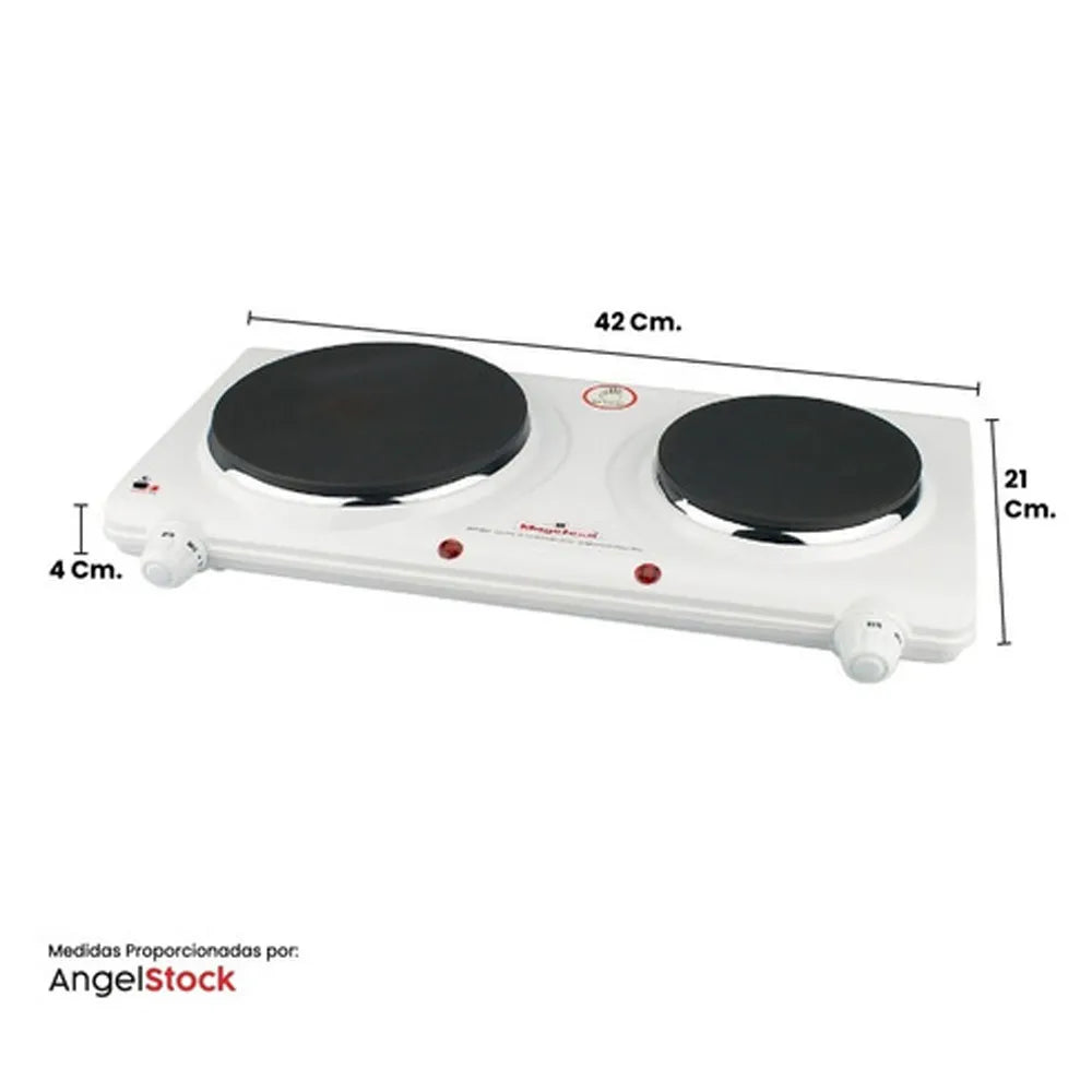 Cocina Eléctrica Portátil 2250W Magefesa Dinamic Duo MGF8023