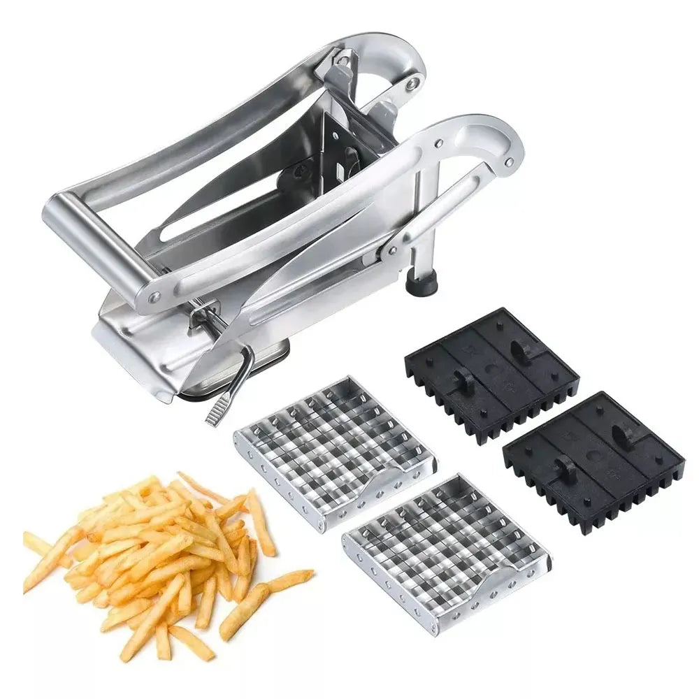 Cortador De Papas y Vegetales de Acero Inoxidable