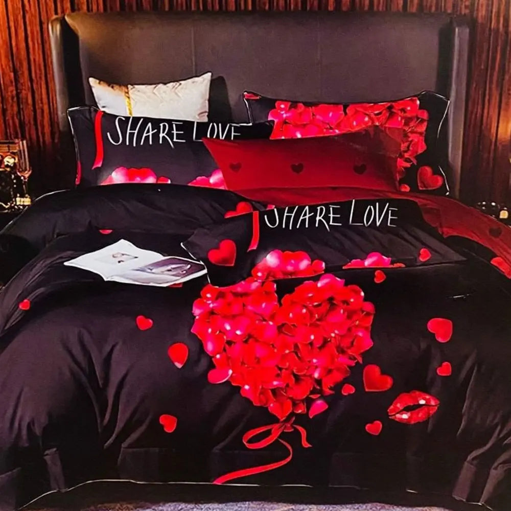 Cubrecama Quilt de 2 Plazas Estampados Share Love