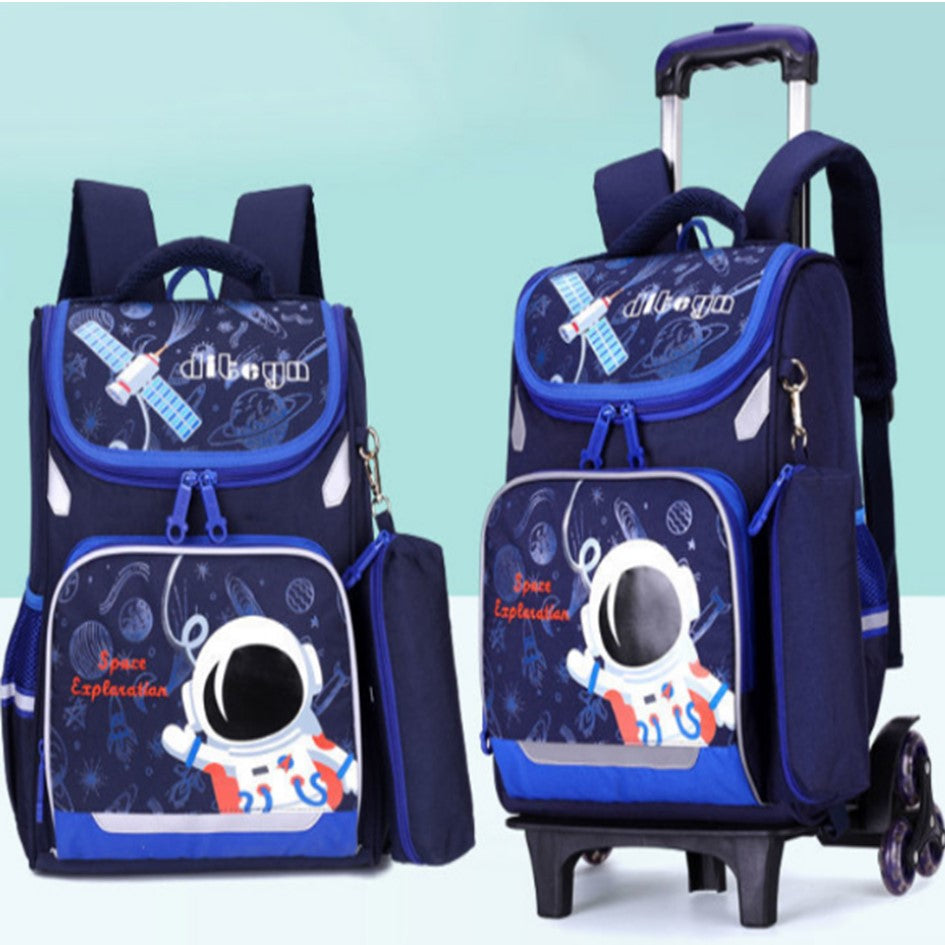 Mochila Escolar con Ruedas para Niños Bolso