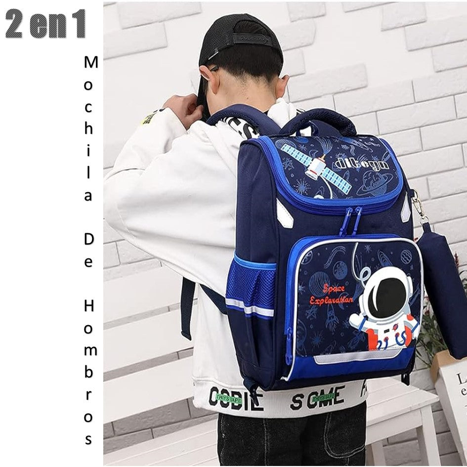 Mochila Escolar con Ruedas para Niños Bolso