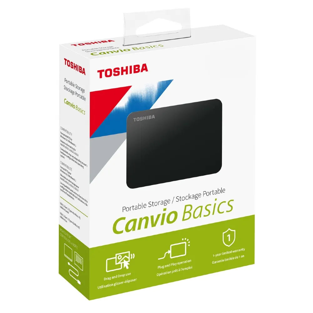 Disco Duro Externo 2TB Toshiba Canvio Basics DTB420