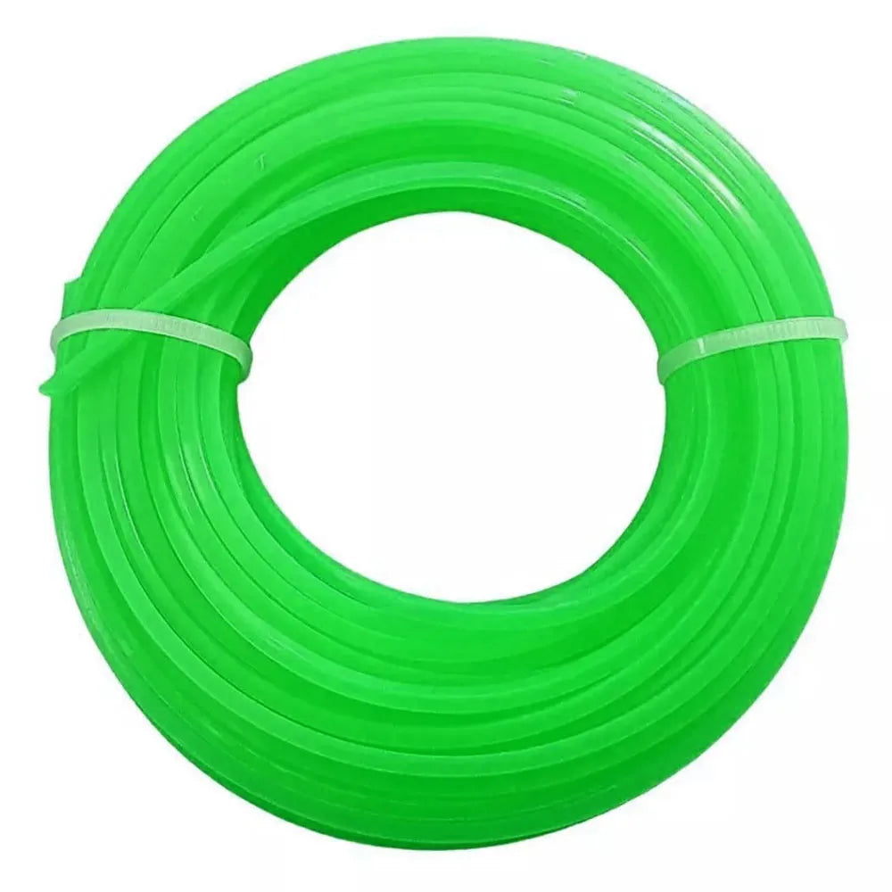 Hilo Nylon para Orilladora 2.4mm x 15 Metros de Estrella Color Verde
