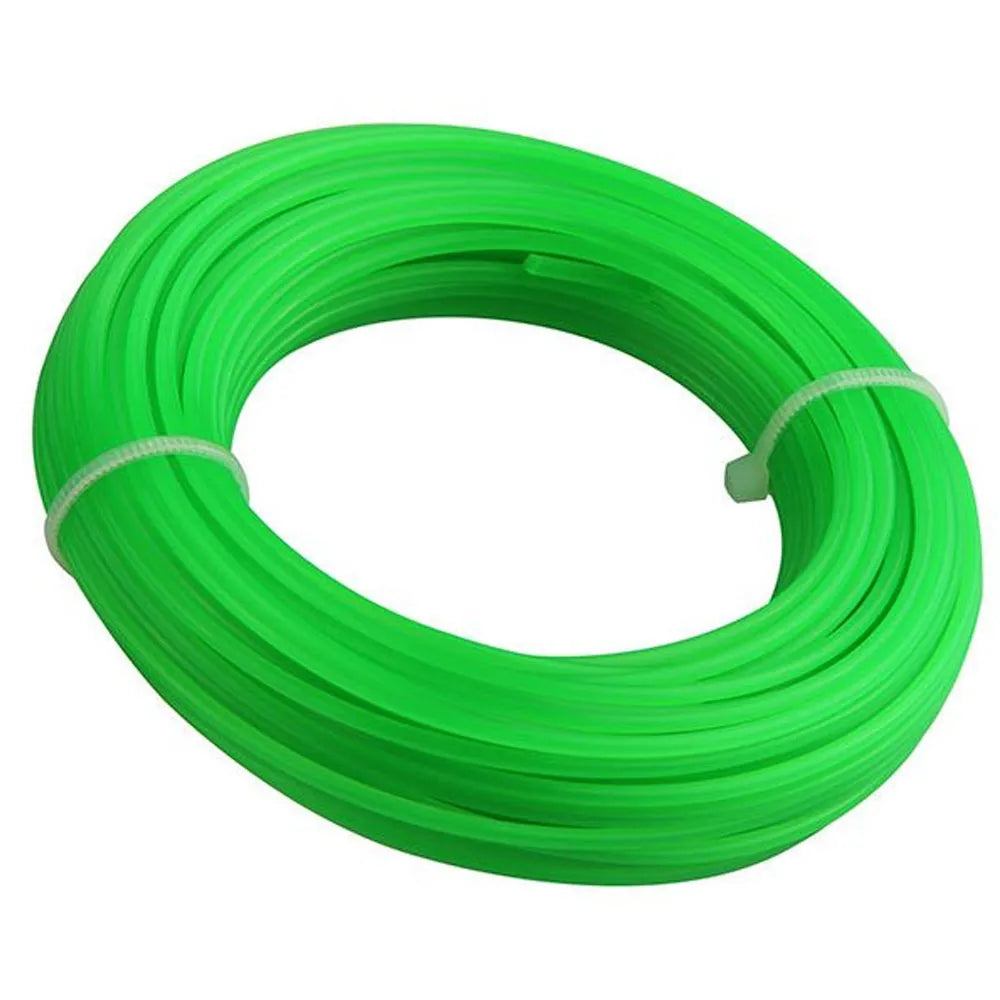 Hilo Nylon para Orilladora 2.4mm x 15 Metros de Estrella Color Verde