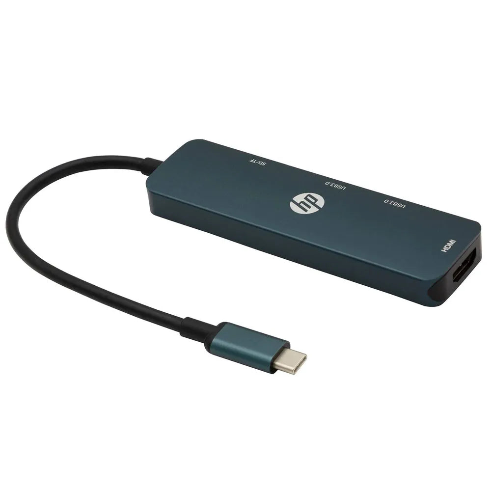 Hub USB HP USB-C a HDMI 4K/USB 3.0/SD Card DHC-CT203