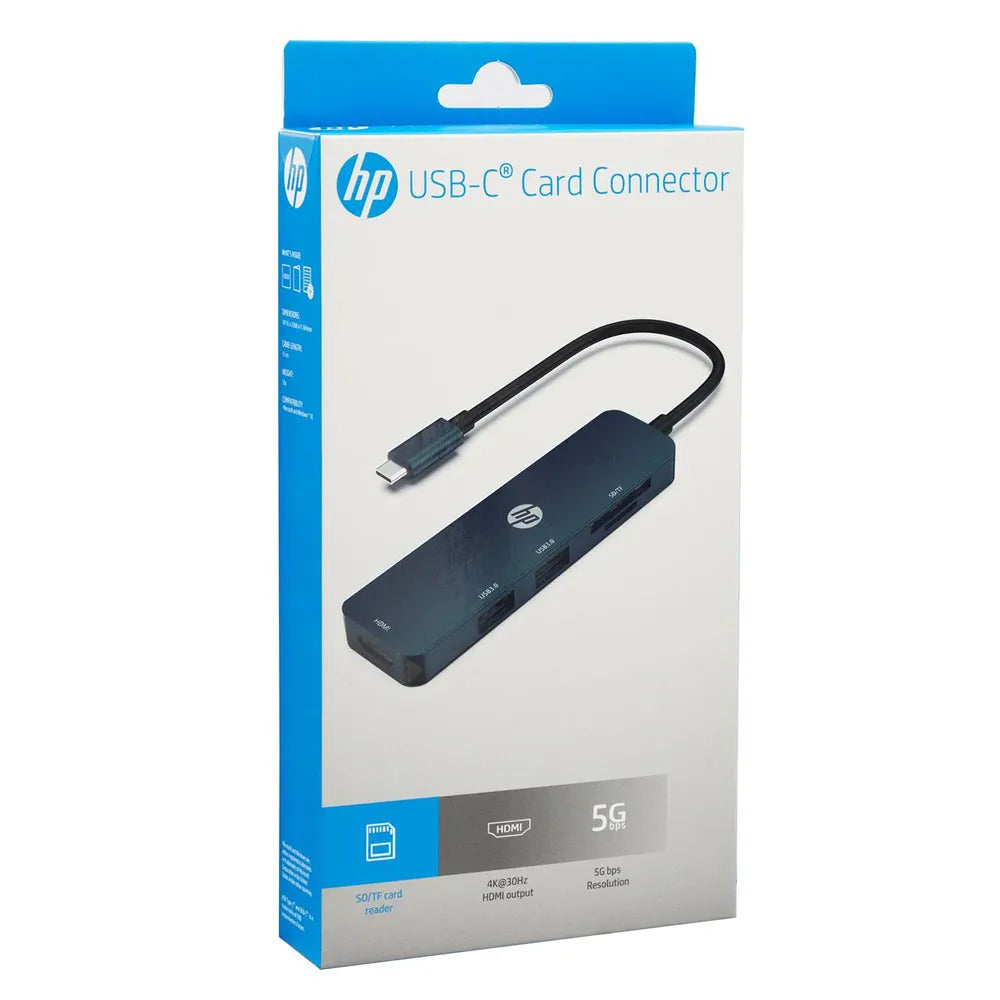 Hub USB HP USB-C a HDMI 4K/USB 3.0/SD Card DHC-CT203