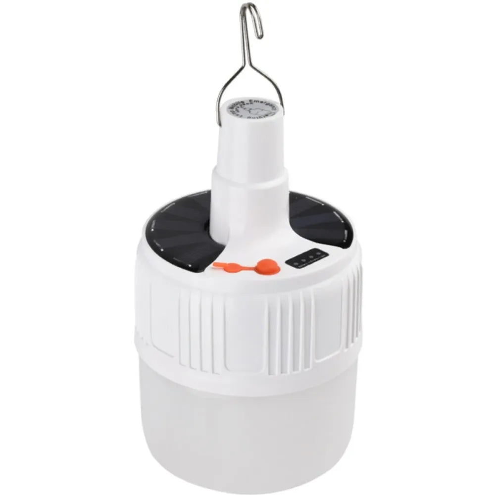 Lampara LED Solar Recargable Para Camping