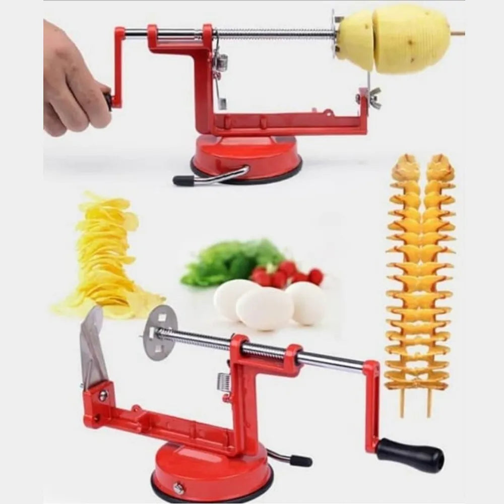 Maquina Cortadora Papas en Espiral para Espiropapas