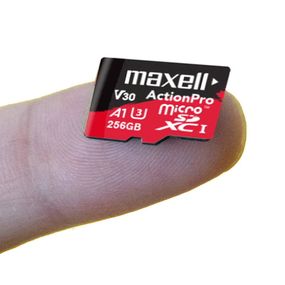 Micro SD XC Maxell Action Pro C10 256GB 100Mb/s UHS-I A1 V30 + Adaptador