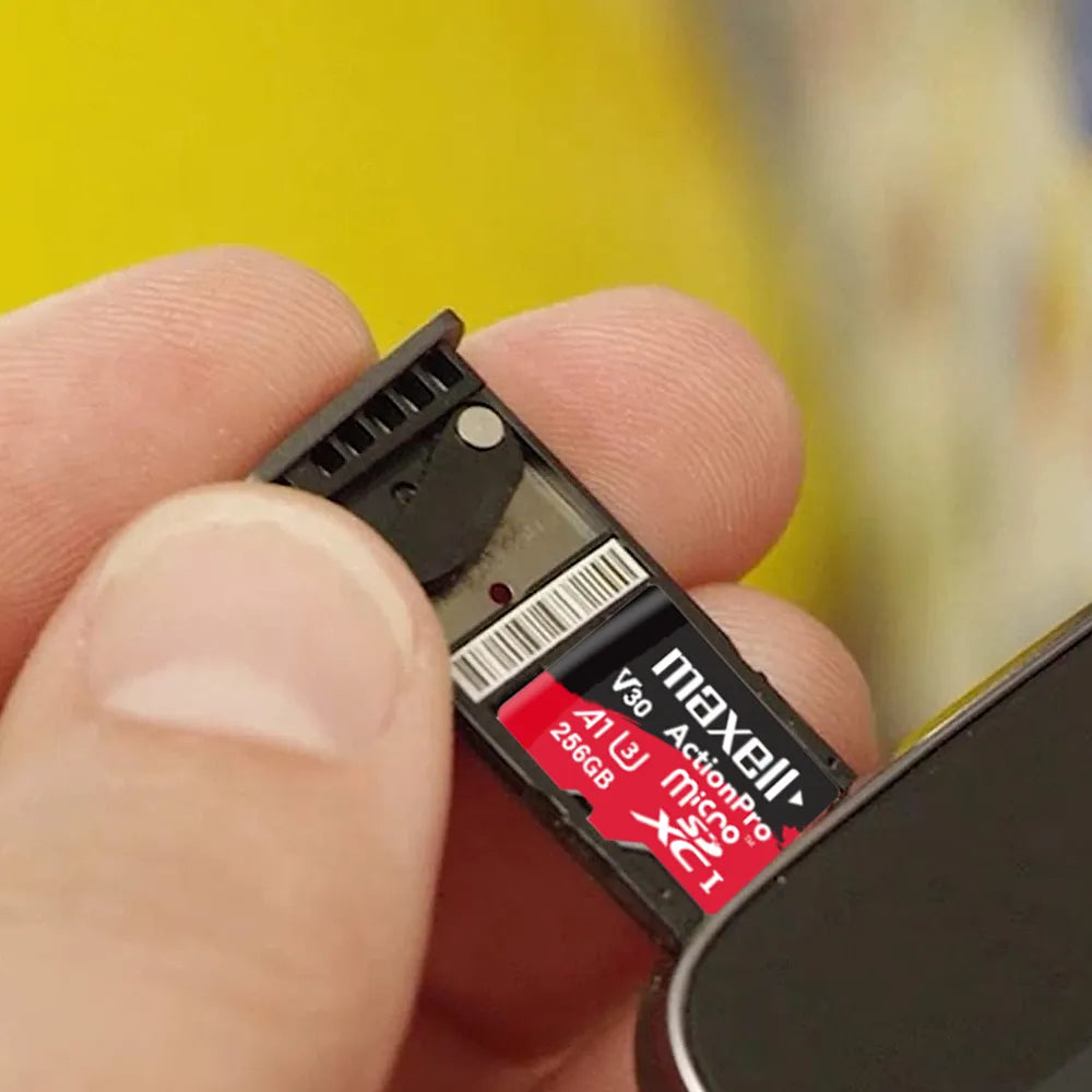 Micro SD XC Maxell Action Pro C10 256GB 100Mb/s UHS-I A1 V30 + Adaptador