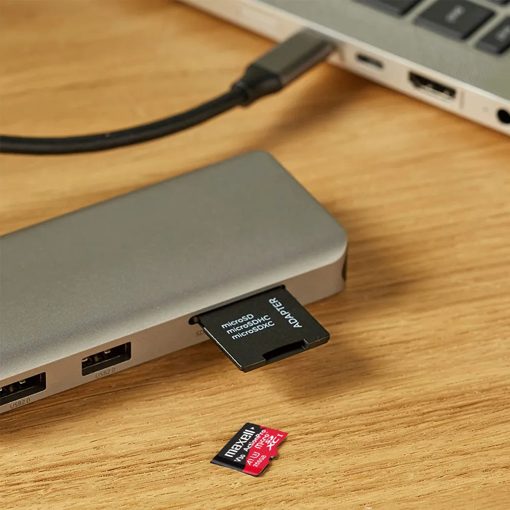 Micro SD XC Maxell Action Pro C10 256GB 100Mb/s UHS-I A1 V30 + Adaptador