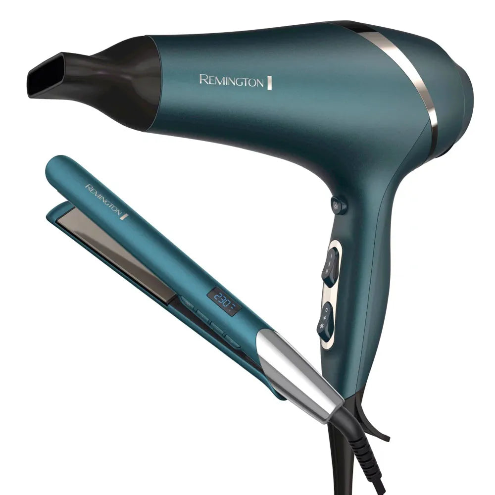 Pack Secador de Pelo y Alisadora Remington Advanced Coconut Therapy