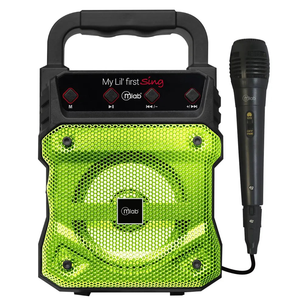Parlante Bluetooth 10W MicroLab My Lil' First Sing 8897 Verde