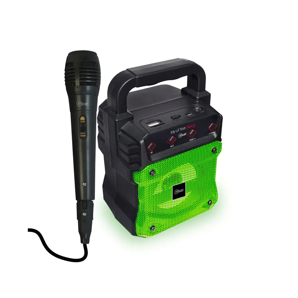 Parlante Bluetooth 10W MicroLab My Lil' First Sing 8897 Verde