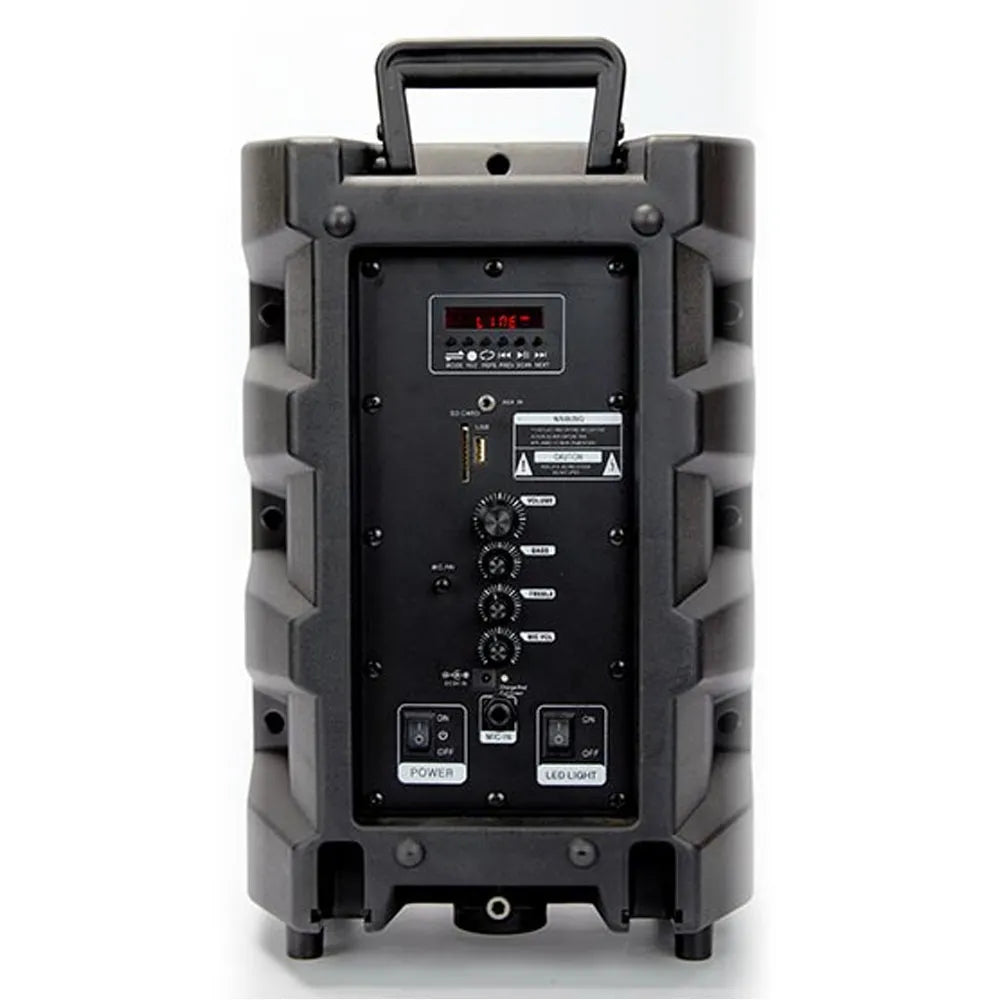 Parlante Bluetooth Karaoke 8" Master-G SPB8B