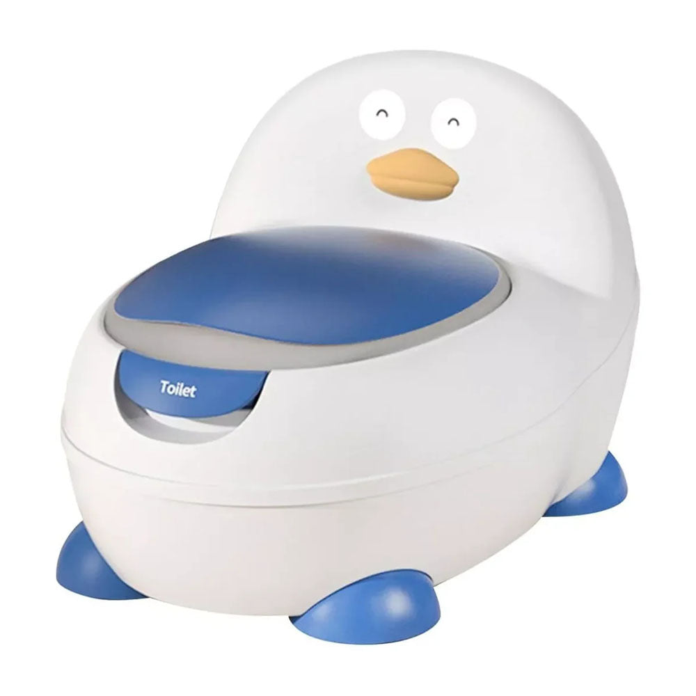 Pelela Bacinica Baño Infantil para Niños/as con Cojín de Patito TH-528 Color Azul