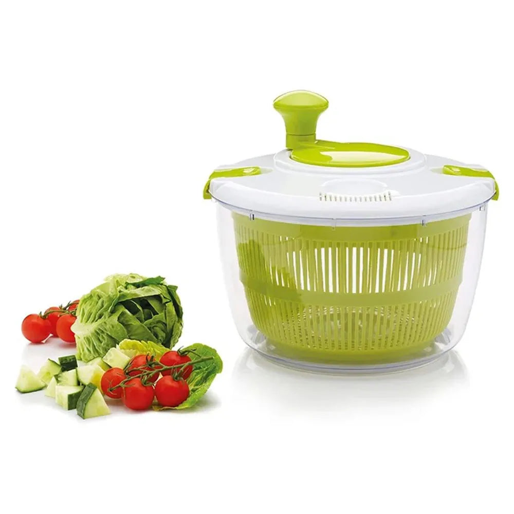 Secador Escurridor Giratorio de Frutas y Verduras