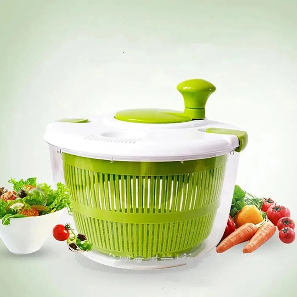 Secador Escurridor Giratorio de Frutas y Verduras