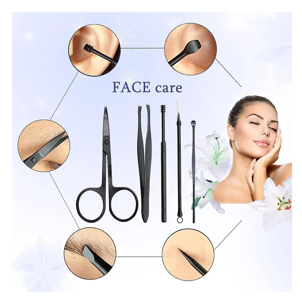 Set de Manicure y Pedicure con Estuche 15 Piezas