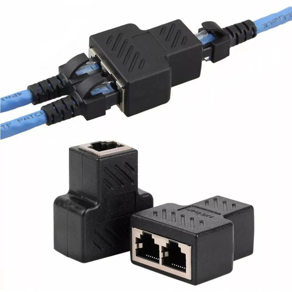 Splitter Cable de Red UTP RJ45 1 A 2 Vias