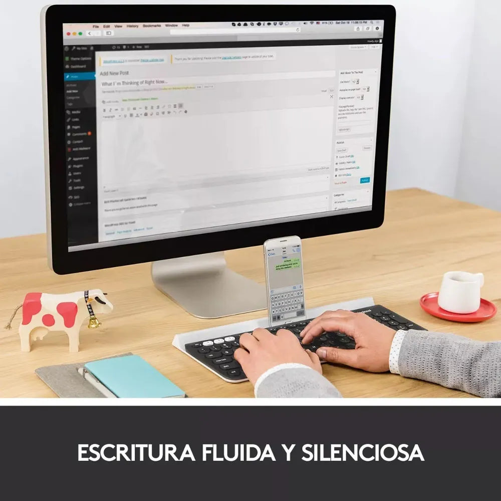 Teclado Inalámbrico Bluetooth Logitech Multi-Device K780