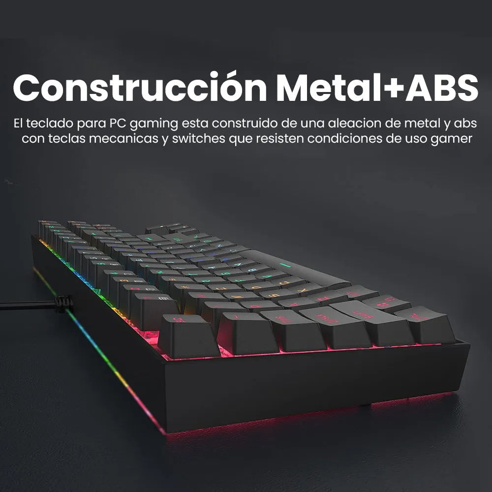 Teclado Mecanico Gamer Redragon Kumara K552RGB-1