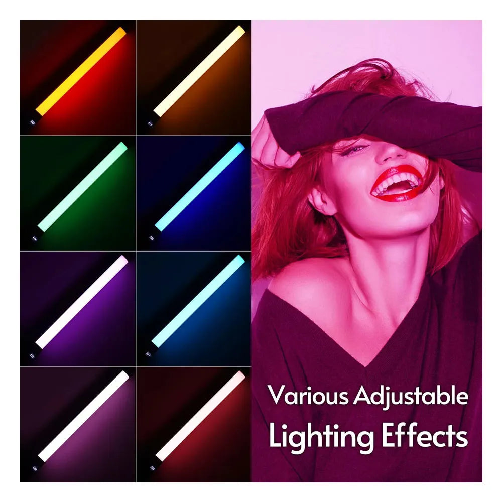 Vara LED Luz de Relleno Fotográfia RGB + Control Remoto + Trípode