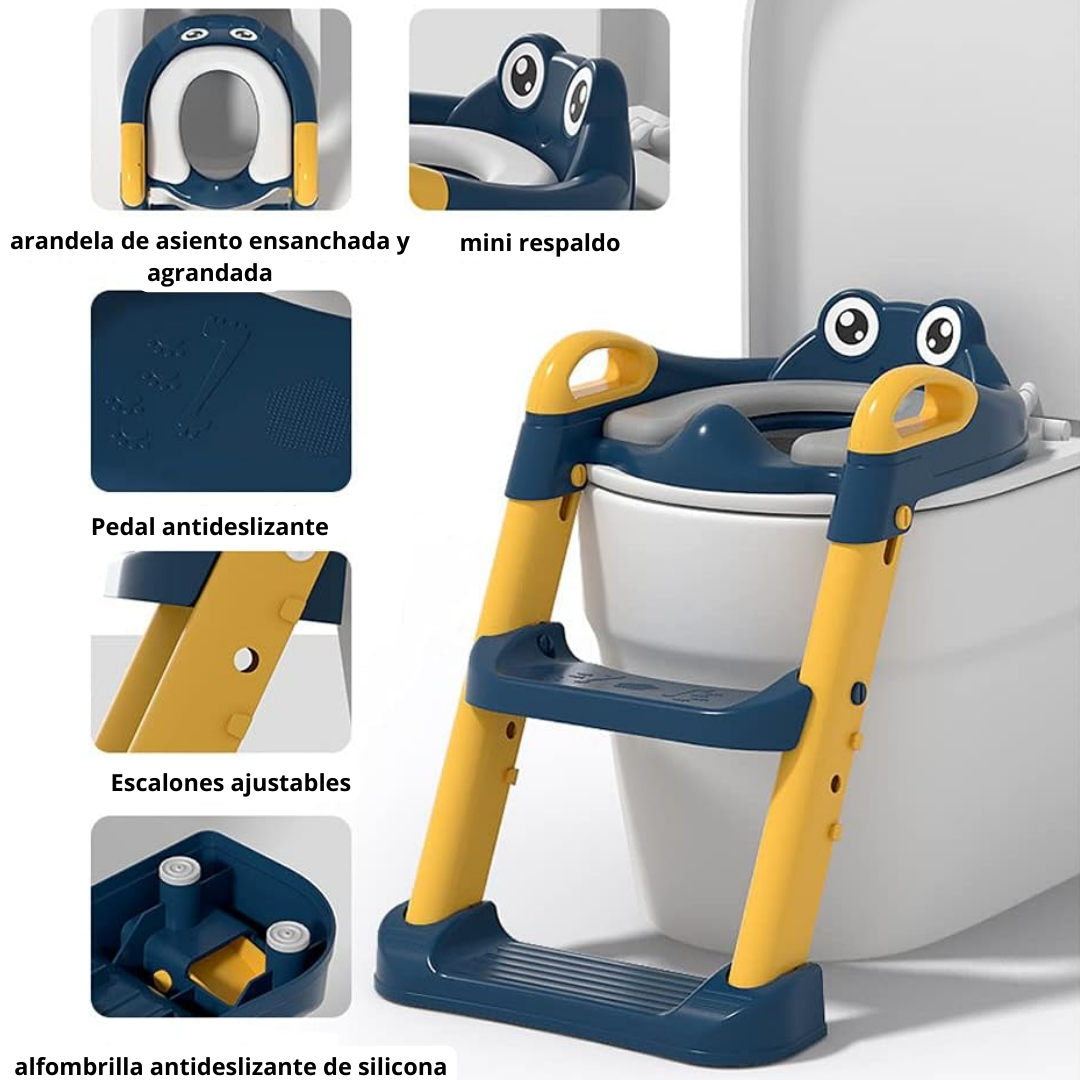 Escalera Adaptador para Baño Asiento WC para Niños